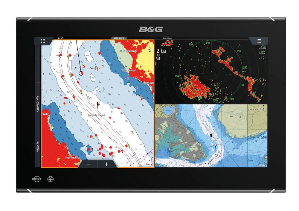 B&amp;G Zeus3 Timone di vetro Zeus3 - Diagramma radar