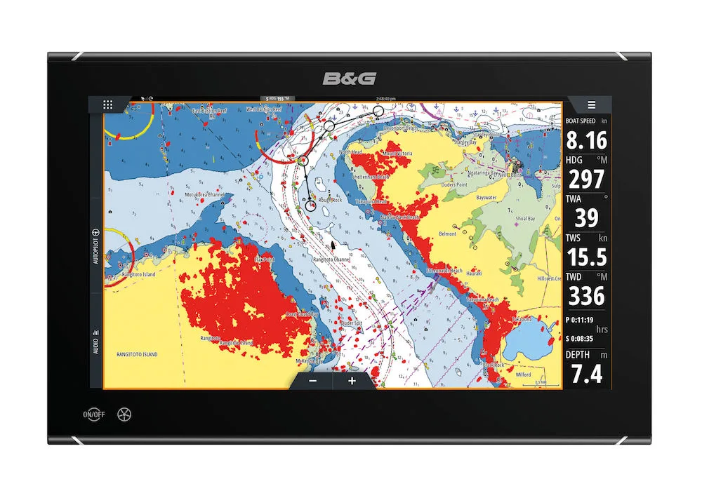 B&amp;G Zeus3 Glass Helm - Superposition de radars