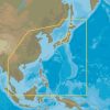 C-MAP AN-Y050 : MAX-N+ C: ASIA NORTH CONTINENTAL : Indian Ocean and Asia  - Continental