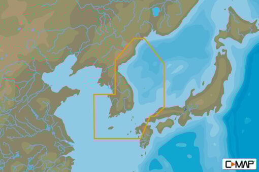 C-MAP AN-Y240 - Korean Peninsula East - MAX-N+  - Asia - Local