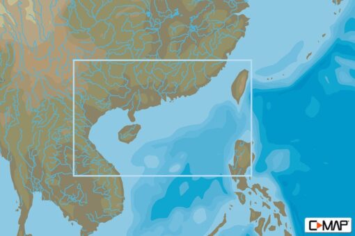 C-MAP AS-N215 : Northern Vietnam To Fuzhou