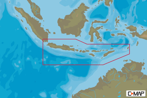 C-MAP AS-N221 - Southern Indonesia - MAX-N - Asia - Local