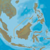 C-MAP AS-N225 - Eastern Malaysia - MAX-N - Asia - Local