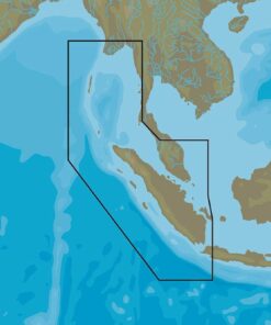 C-MAP AS-Y208 : Singapore  West Thailand  Andaman Is