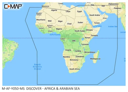 C-MAP DISCOVER Africa & Arabian Sea