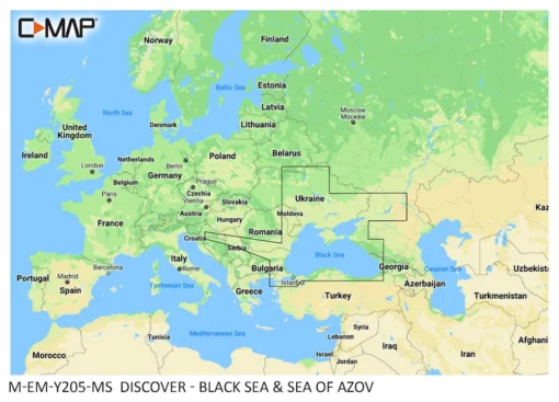 C-MAP DISCOVER Black Sea & Sea of Azov