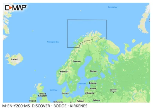 C-MAP DISCOVER Bodø Kirkenes