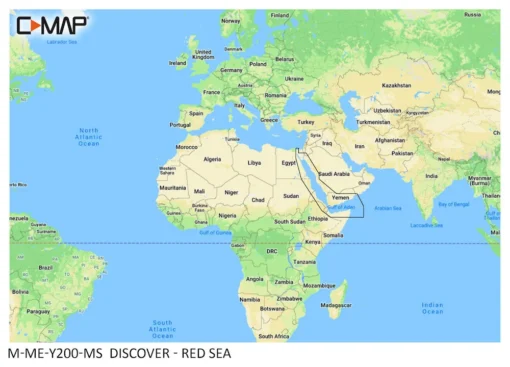 C-MAP DISCOVER Red Sea