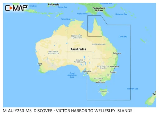 C-MAP DISCOVER VICTOR HARBOR-WELLESLEY ISL