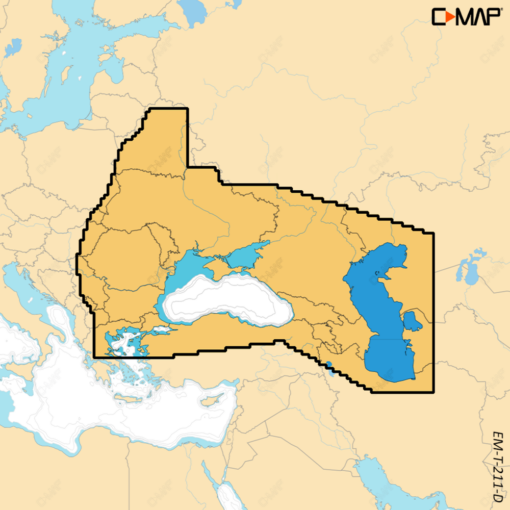 C-MAP DISCOVER X BLACK AND CASPIAN SEAS