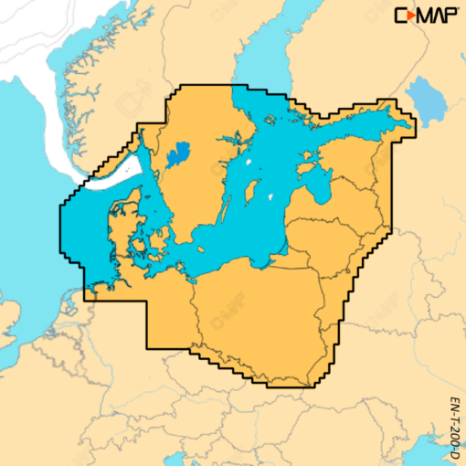 C-MAP REVEAL X SKAGERACK, KATTEGATT AND BALTIC SEA