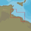 C-MAP EM-N136 : MAX-N L: CAP AFRICA TO MISRATAH : Mediterranean and Black Sea - Local