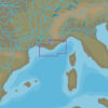 C-MAP EM-N142 : MAX-N L: FRANCE MEDITERRANEAN EAST : Mediterranean and Black Sea - Local