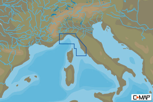 C-MAP EM-N143 : MAX-N L: VENTIMIGLIA TO GIANNUTRI ISLAND : Mediterranean and Black Sea - Local
