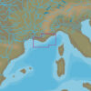 C-MAP EM-Y142 : MAX-N+  L FRANCE MEDITERRANEAN EAST : Mediterranean and Black Sea - Local