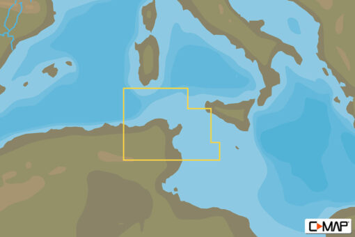 C-MAP EM-Y149 : MAX-N+  L NORTHERN TUNISIA : Mediterranean and Black Sea - Local