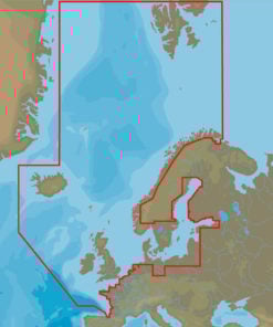 C-MAP EN-D050 - Northern & Central Europe - 4D -European - Continental