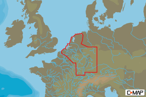 C-MAP EN-N076 - Belgium Inland And River Rhein - MAX-N-European-Local