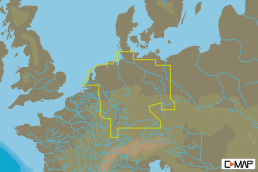 C-MAP EN-N080 : Germany Inland
