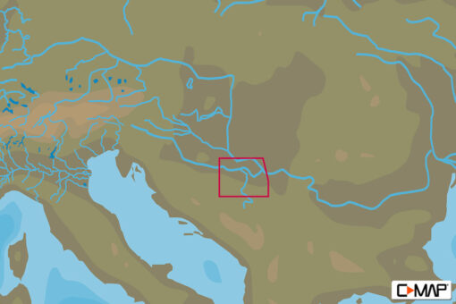 C-MAP EN-N085 - Danube: Croatia