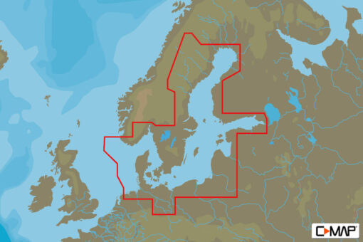 C-MAP EN-N299 - Baltic Sea And Denmark - MAX-N - European - Wide