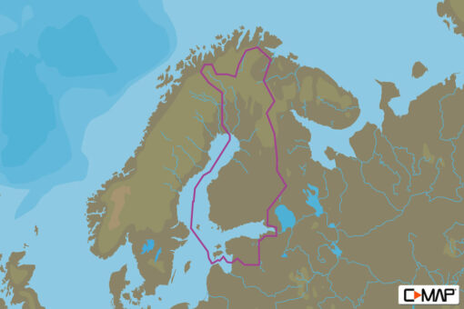 C-MAP EN-N326 : Finland Lakes