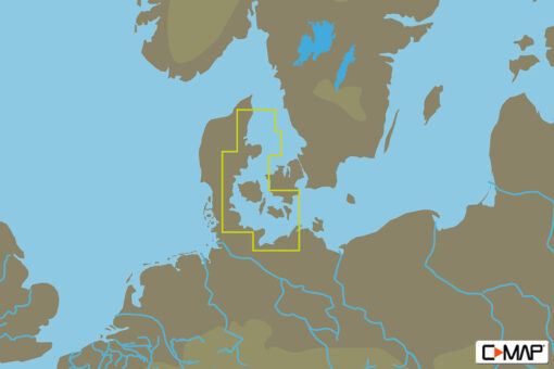 C-MAP EN-N332 : MAX-N L: LIMFJORDEN TO SWINOUJSCIE : North and Baltic Seas - Local