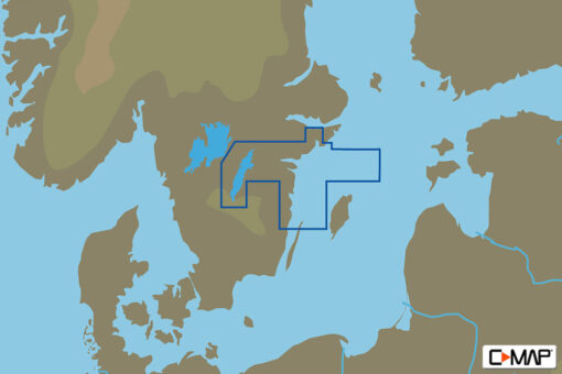 C-MAP EN-N337 : MAX-N L: SODERTALJE TO OSKARSHAMN-VIKEN : North and Baltic Seas - Local