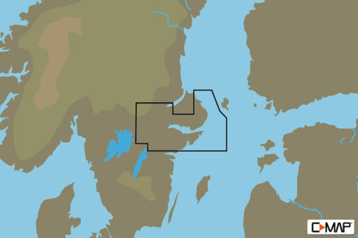 C-MAP EN-N338 : MAX-N L: BJORNN TO VALSVIKEN AND SORFJARDEN : North and Baltic Seas - Local
