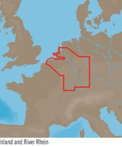 C-MAP EN-Y076 : Belgium Inland and River Rhein