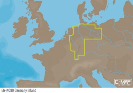 C-MAP EN-Y080 : Germany Inland