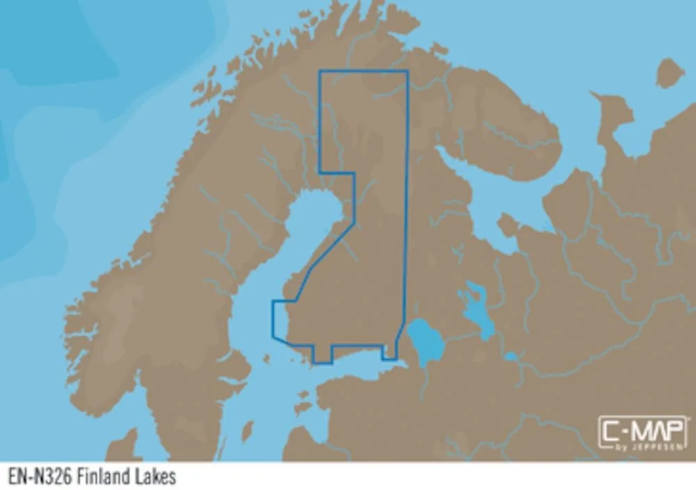 C-MAP EN-Y326 : Finland Lakes