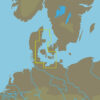 C-MAP EN-Y332 : MAX-N+ L : LIMFJORDEN TO SWINOUJSCIE : Mers du Nord et Baltique - Local