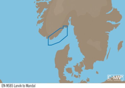 C-MAP EN-Y585 : Larvik to Egersund