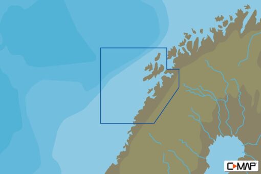 C-MAP EN-Y595 : Melfjorden to Narvik and Lofoten Is.