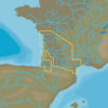 C-MAP EW-N233 : France South West Inland Waters