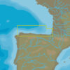 C-MAP EW-N314 : MAX-N L : LA CORUNA TO MIMIZAN : Côtes ouest européennes - Local