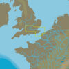 C-MAP EW-Y328 : MAX-N+ L: COLCHESTER TO EASTBOURNE AND THAMES : West European Coasts - Local