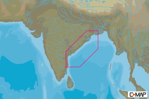 C-MAP IN-Y214 : India North East Coasts