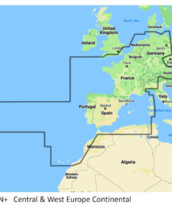 C-MAP MAX-N+ Continental Chart -Central & West Europe Continental