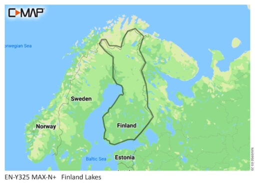 C-MAP MAX-N+ Local Chart Finland Lakes