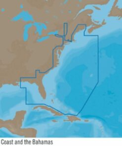 C-MAP NA-Y022 : USA East Coast and the Bahamas