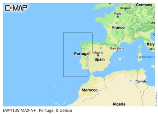 C-MAP PORTUGAL AND GALICIA-MAX-N+