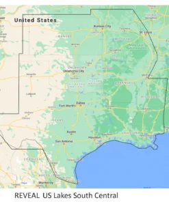 C-MAP REVEAL LAKES US LAKES SOUTH CENTRAL