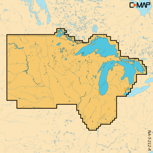 C-MAP REVEAL X US LAKES. NORTH EAST