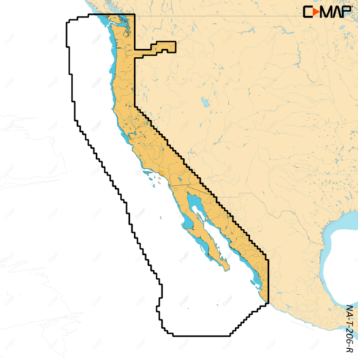 C-MAP REVEAL X US WEST COAST AND BAJA CALIFORNIA