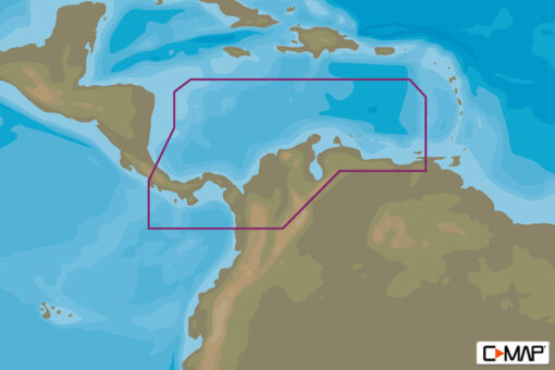 C-MAP SA-Y903 - Panama To Isla De Margarita - MAX-N+ - South America - Local