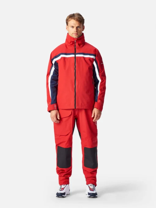 Henri Lloyd Mens Sail Jacket (2024) RED - Image 4