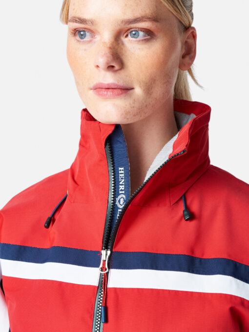 Henri Lloyd Womens Sail Jacket (2024) Red - Image 7
