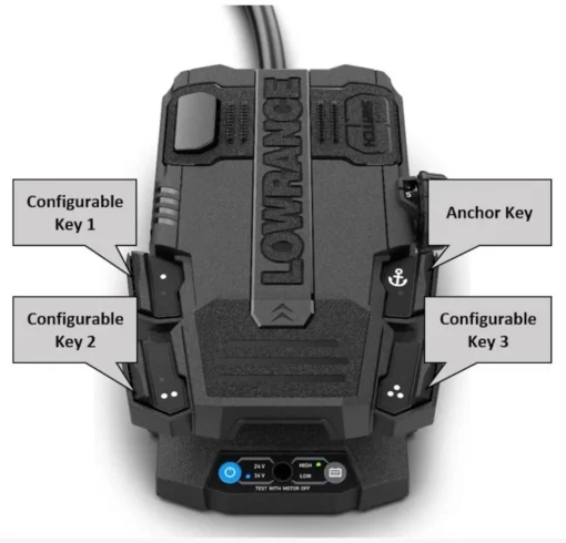 Lowrance Button,  Front Right Kit - Image 3